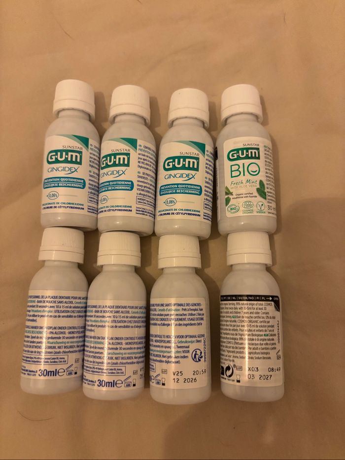 Lot Bain de bouche cosmétique dentaire