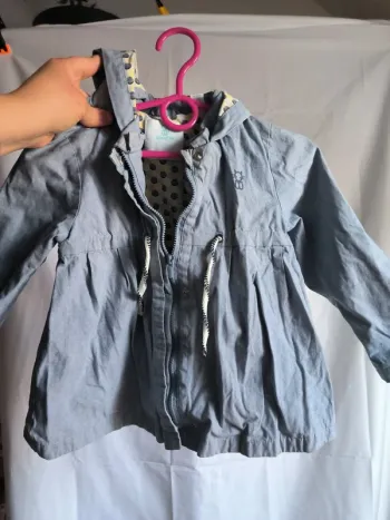 Manteau mi saison fille 24 mois