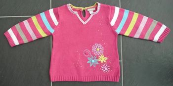 Magnifique pull fille 12 mois (74 cm)