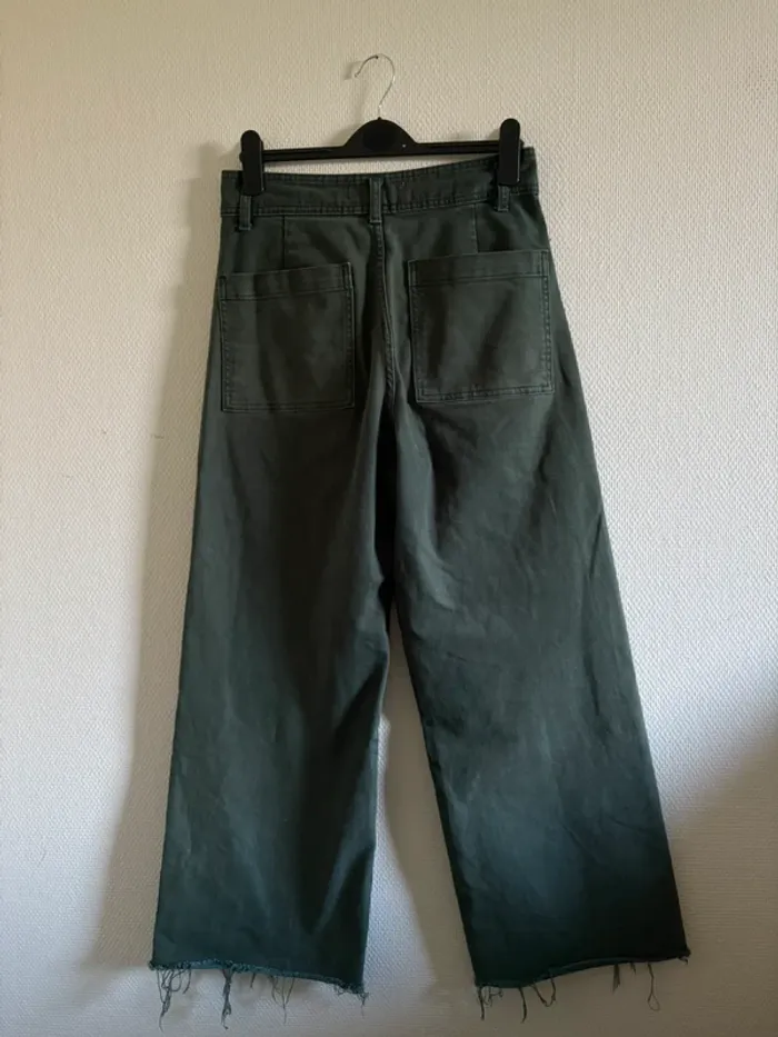 Jean Marine Straight vert - taille 40 🌺 - photo numéro 7