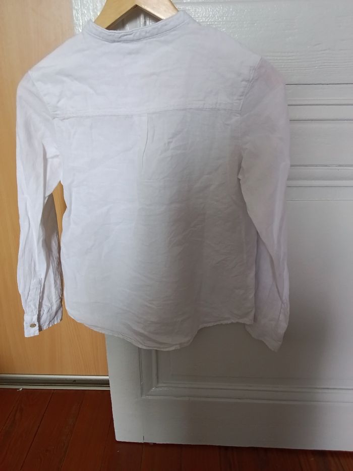 Chemise Kiabi blanc et beige - photo numéro 4