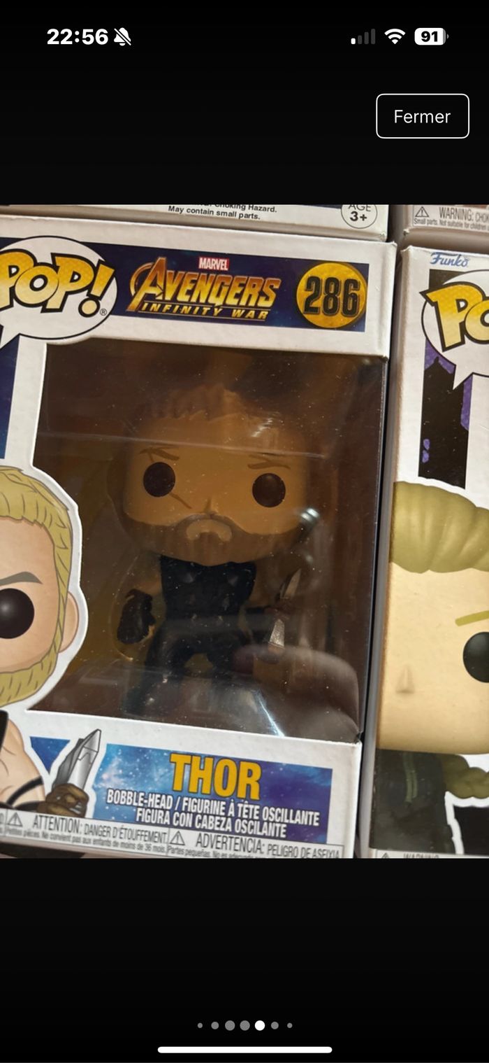 Lot Funko Marvel 2 - photo numéro 7