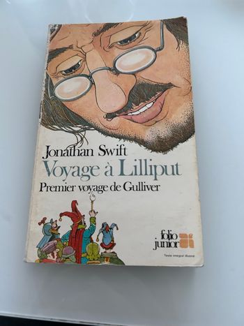 Livre voyage à lilliput de Jonathan Swift