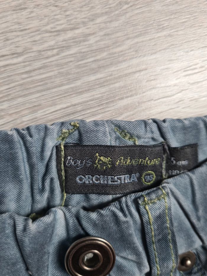 Short fin effet jean orchestra 5 ans - photo numéro 4