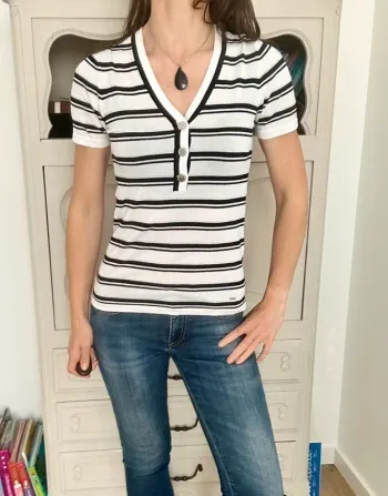 Ravissant petit haut rayé Morgan - Taille XS 34