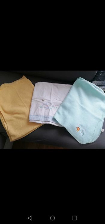 Lot couverture et drap