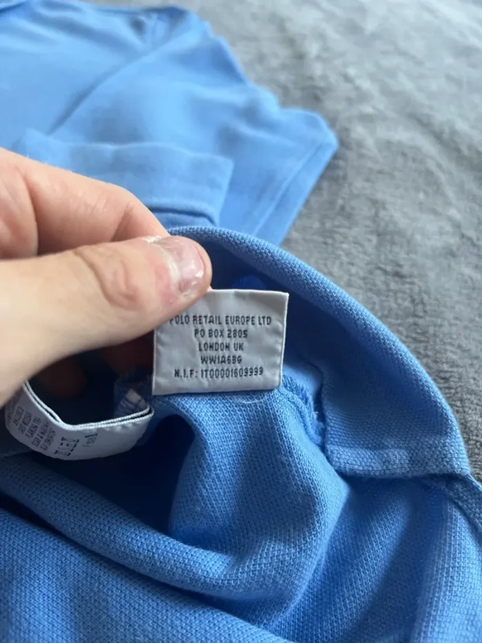 Polo Ralph Lauren manches longues bleu ciel – Taille M - photo numéro 6