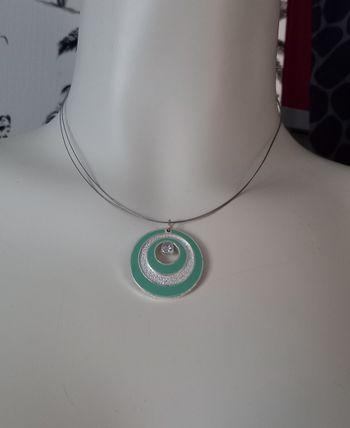 Collier pendentif turquoise