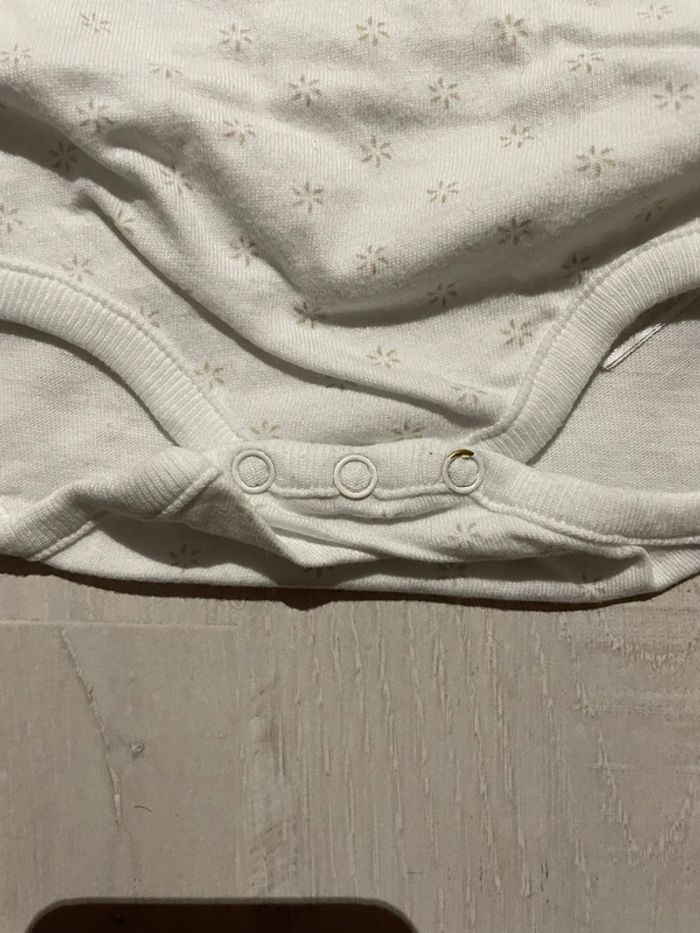 Body manches courte bébé 1 mois 50/56 Zeeman - photo numéro 4