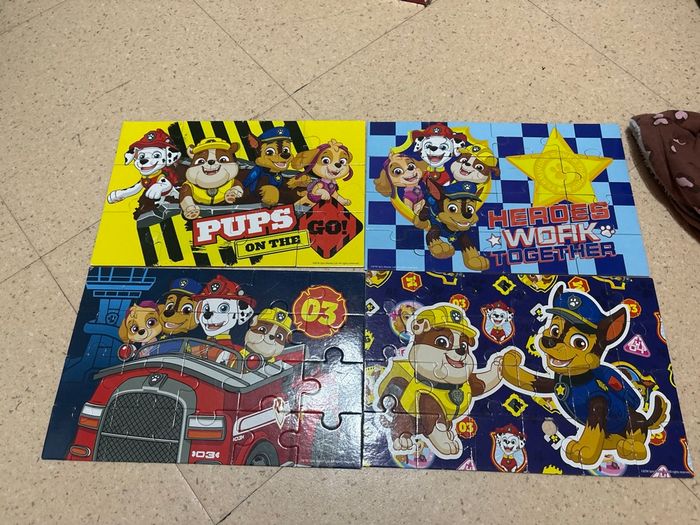 Puzzle pat patrouille 4 en 1 - photo numéro 2