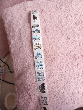 30 autocollants voiture de police