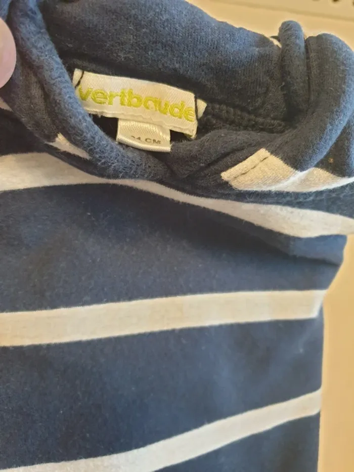 Robe sweat Vertbaudet rayé 3 ans - photo numéro 5
