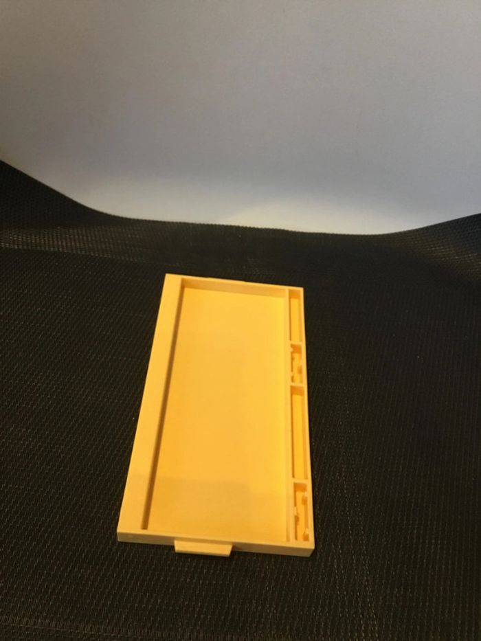 Playmobil mur parois cloison jaune 8x15cm étage pièces détachées maison moderne 9266 - photo numéro 2