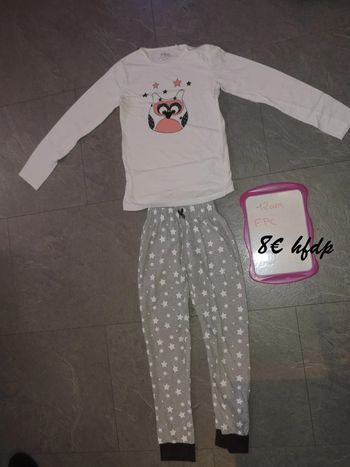 pyjama FPC taille 12 ans
