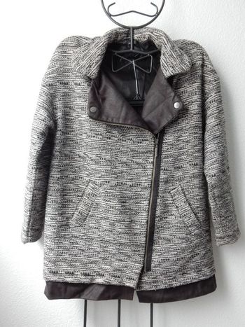 Parka/Veste gris chiné