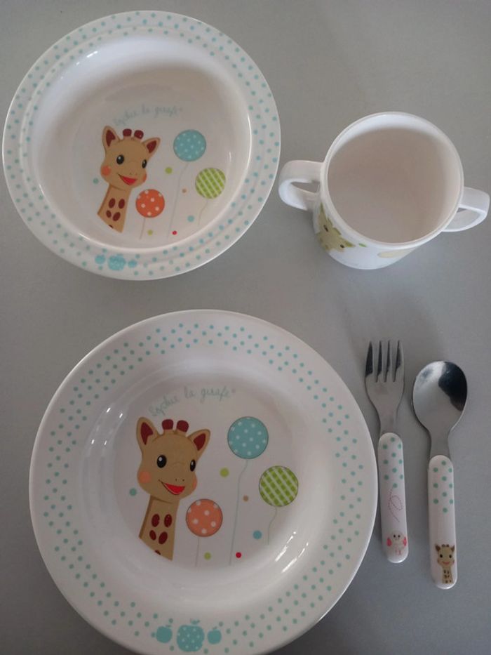 Ensemble de table enfant Sophie la Girafe - photo numéro 2