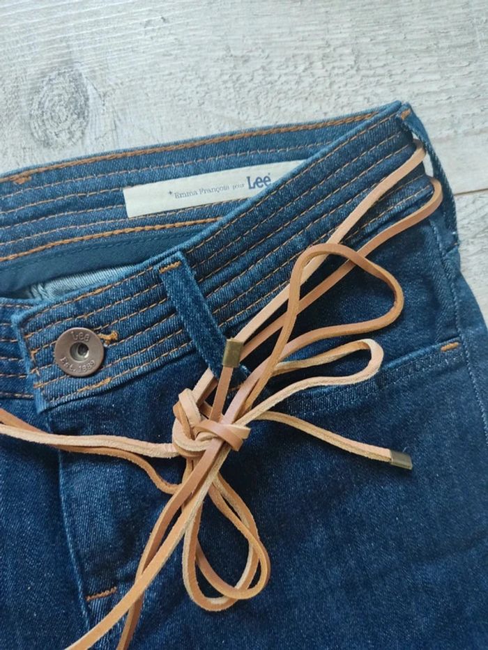 Jeans skinny bleu marine modèle Scarlet - Emma François taille 36 Lee neuf - photo numéro 3