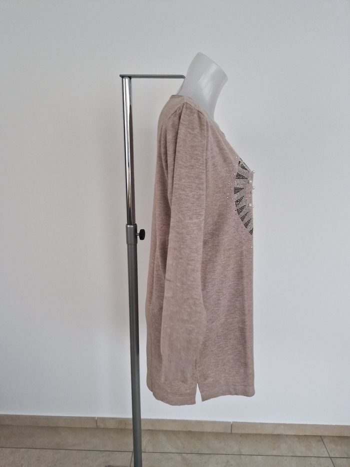 Haut taupe avec motif cœur Sweet Girl - photo numéro 6