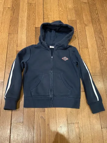 Gilet sweat capuche
