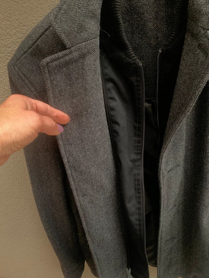 Veste mi long laine pour homme t 52 🍭🍭 - photo numéro 6