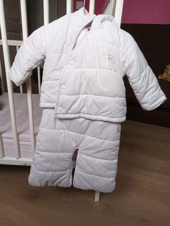 Combinaison 3 mois (60cm) rose pale