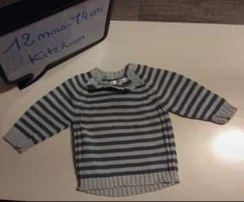 Pull Kitchoun dans les tons bleus