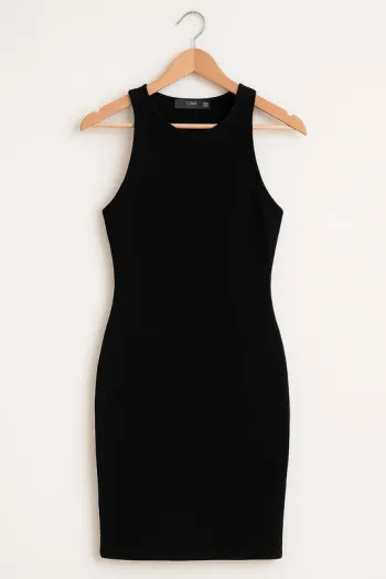 Robe noire sans manches MNG - Taille M