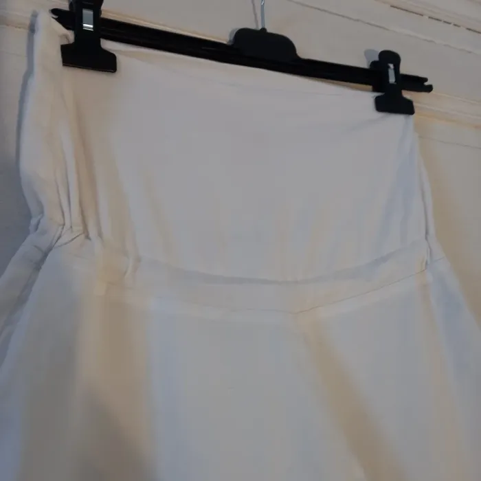 Pantalon blanc de grossesse t.36 large/ maternité - photo numéro 10