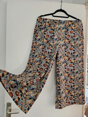 Jupe culotte motif floral