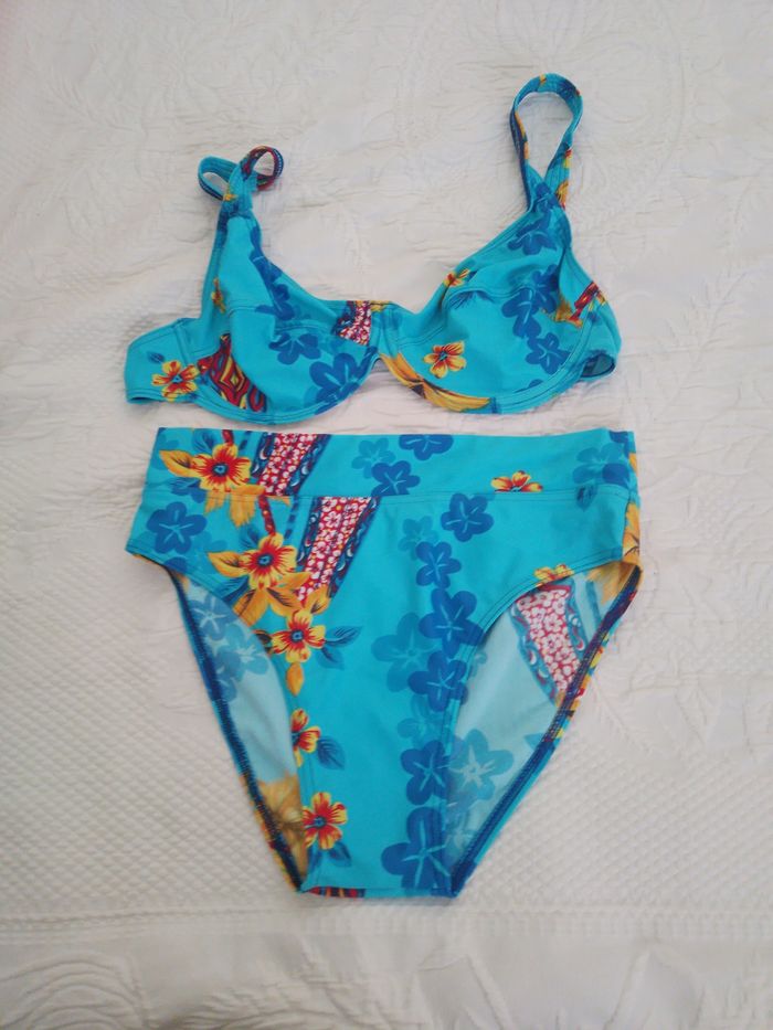 maillot de bain bleu