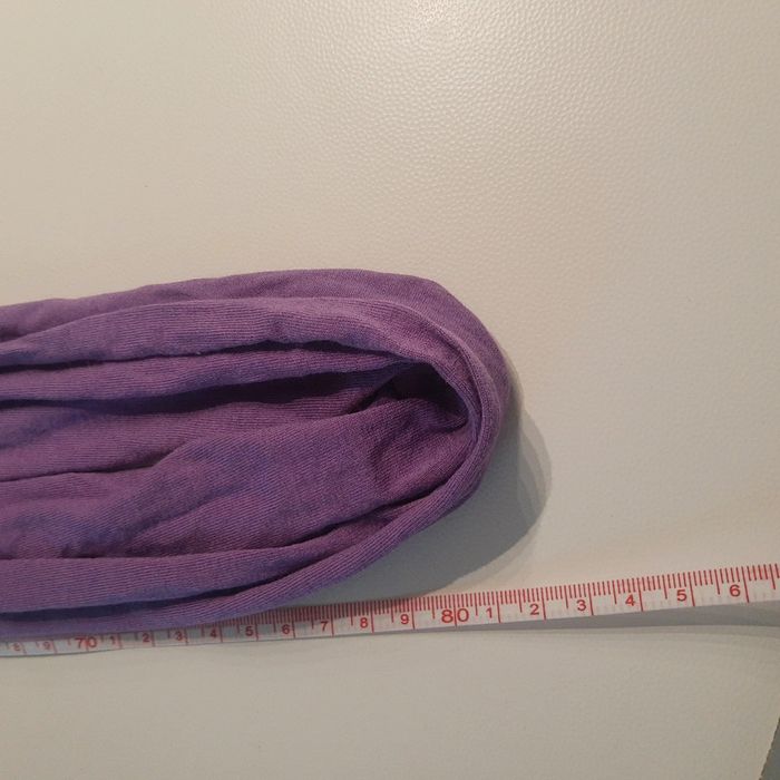 Ceinture souple à nouer lilas style bohème - photo numéro 5