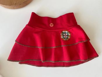 Minijupe rouge bébé