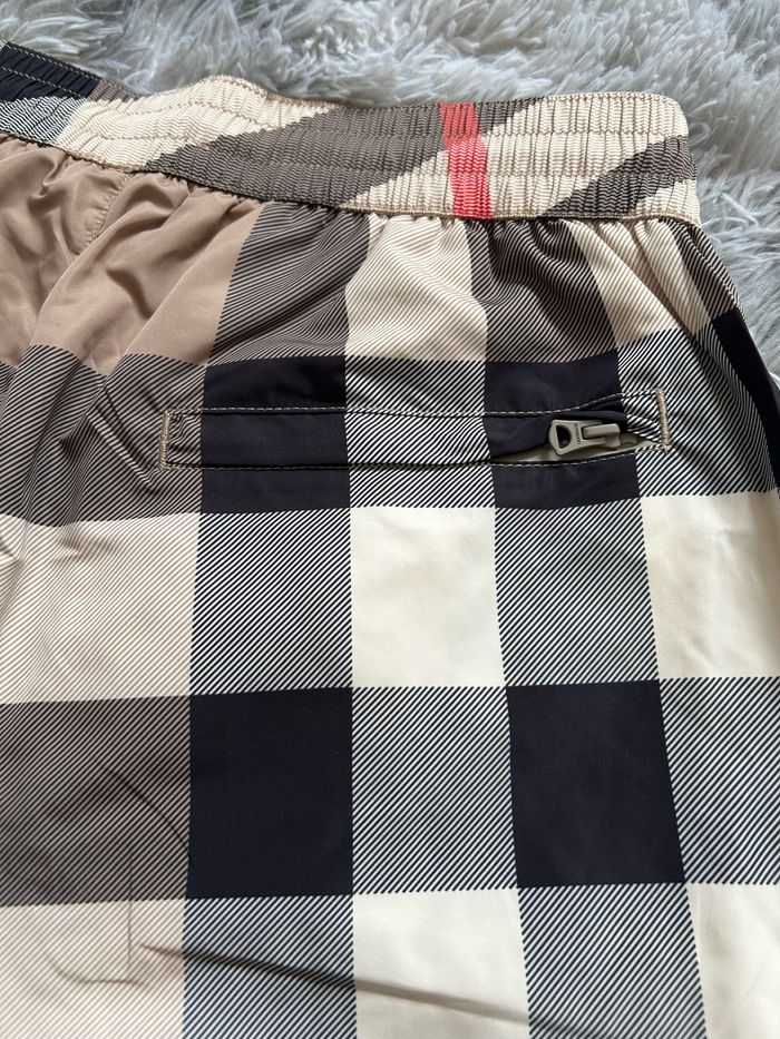 Short de bain Burberry beige taille M - photo numéro 3