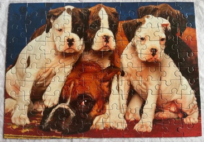 Puzzle chiens – 99 pièces – boîte scotchée - photo numéro 2