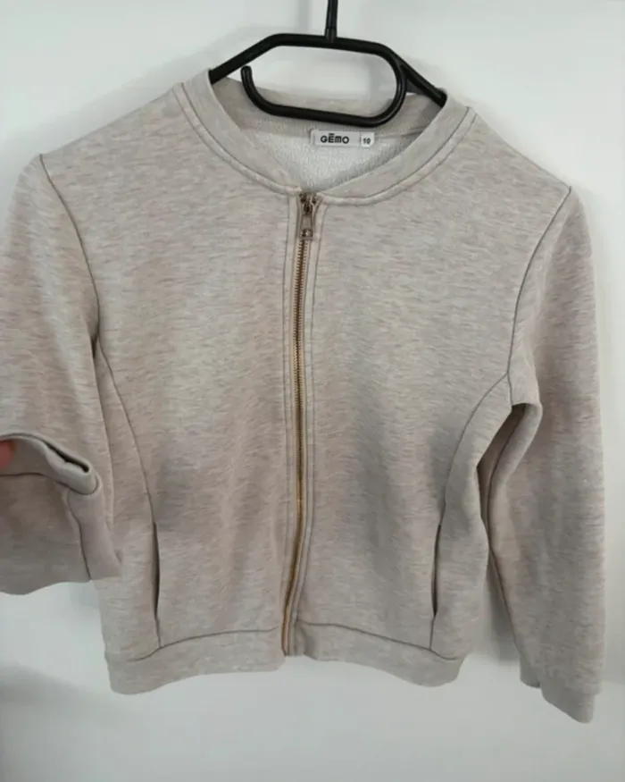 Gilet zip fille 10 ans - photo numéro 2