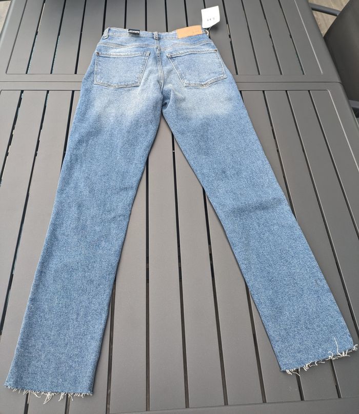 Jean bleu straight femme/fille T 32 - photo numéro 3