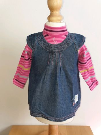 Ensemble tunique + pull col roulé 12 mois Orchestra