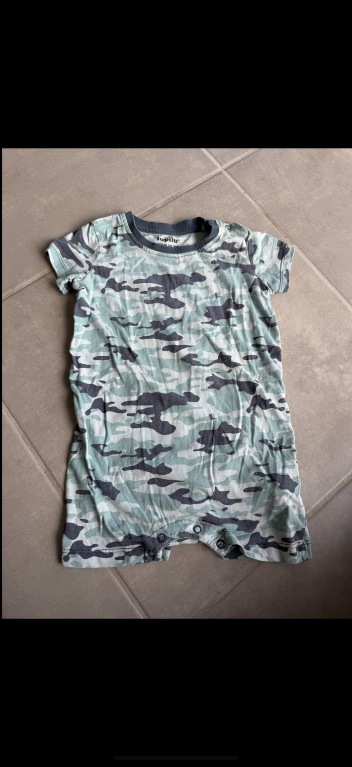 Barboteuse combishort camouflage 36 mois - photo numéro 2