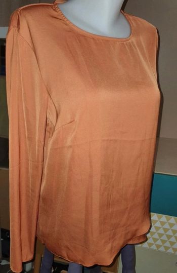 Blouse effet satinée 42