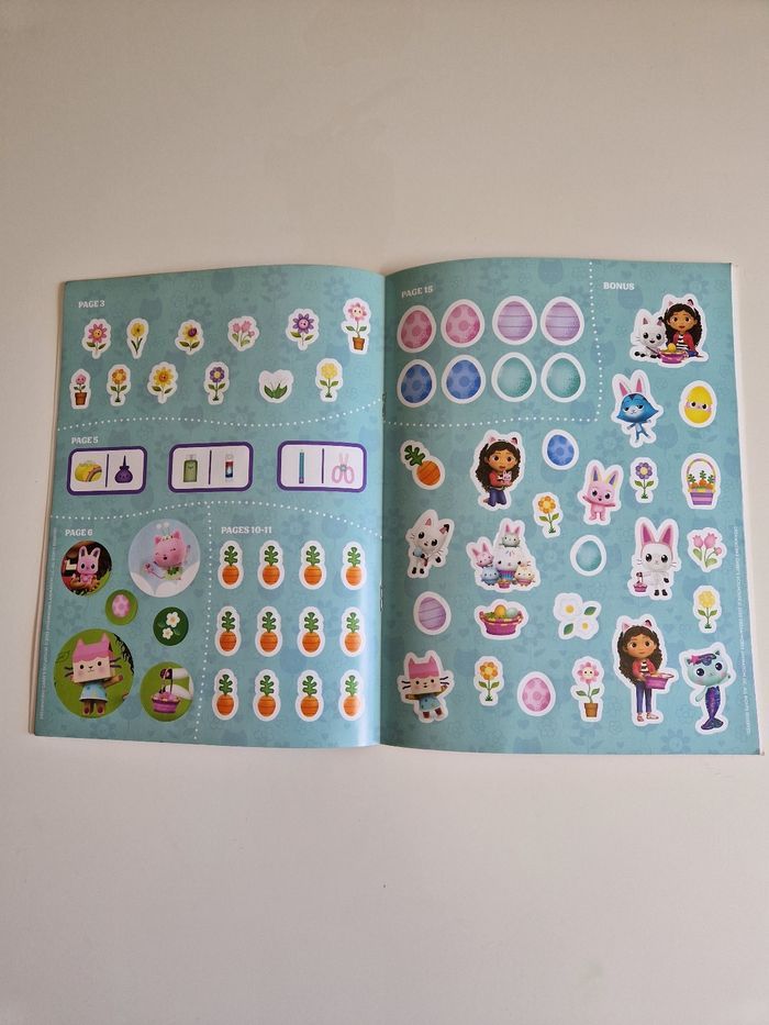 Livre activités Gaby et la maison magique joyeuses paques - photo numéro 3