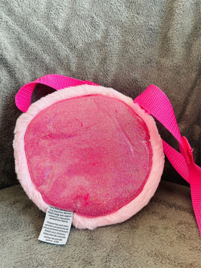 Sac bandoulière fille pingouin rose - photo numéro 4