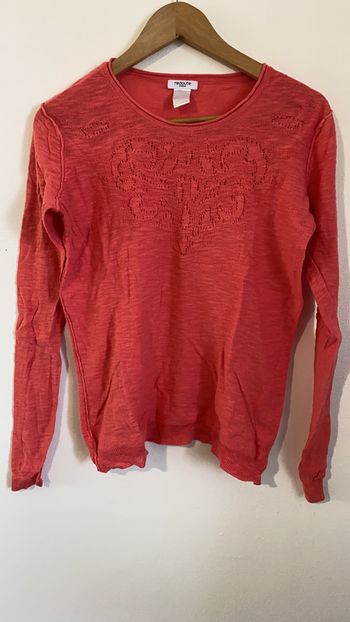Pull fin corail
