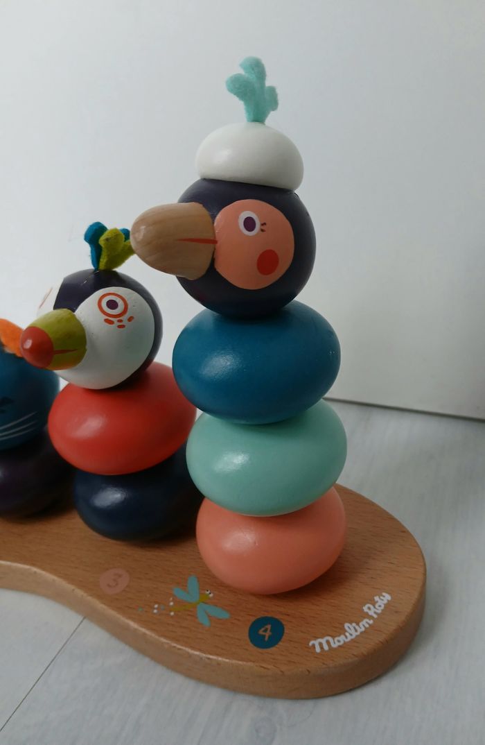 Jouet empilable en bois Moulin Roty - photo numéro 2