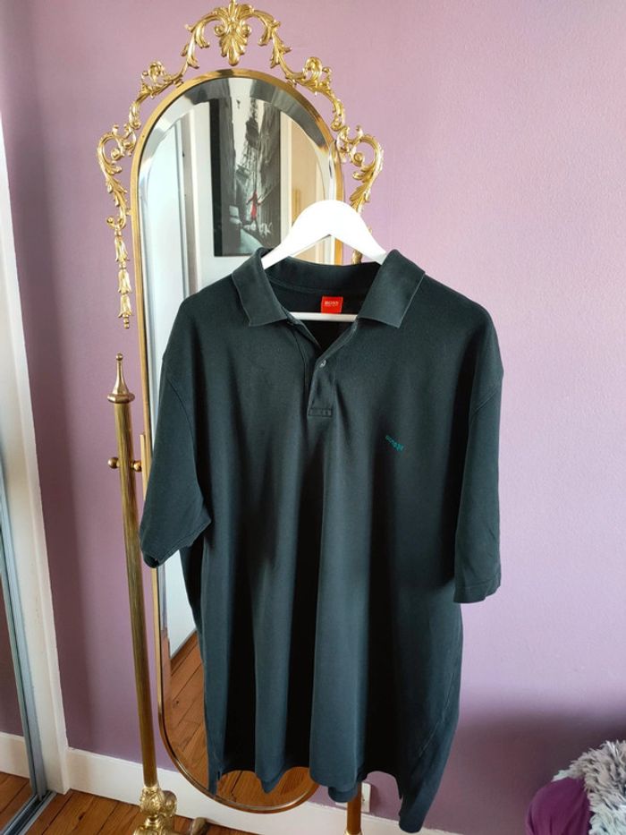 Polo noir Boss