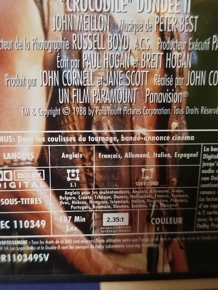 Crocodile Dundee 2 - DVD - photo numéro 3