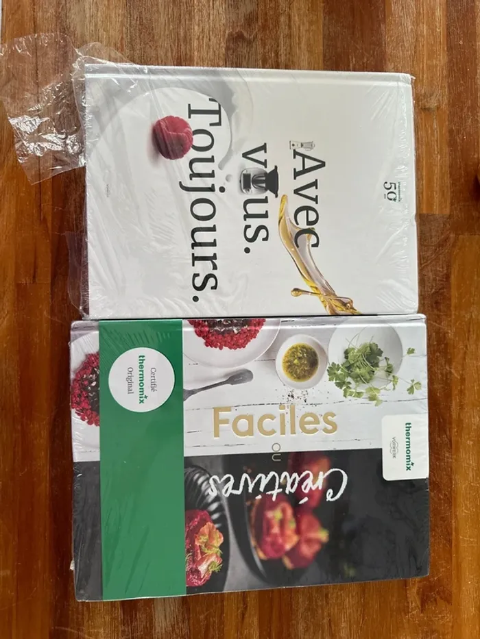 Lot de deux livres Thermomix