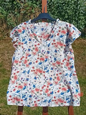 Tunique imprimée fleuries 36