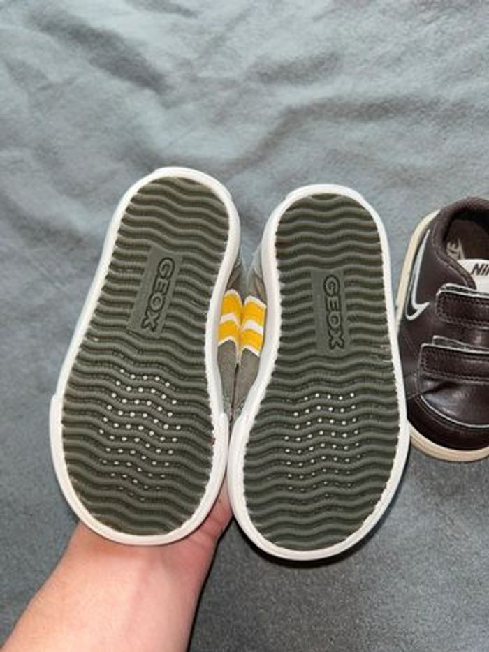 Baskets Nike et Geox taille 21 - photo numéro 5