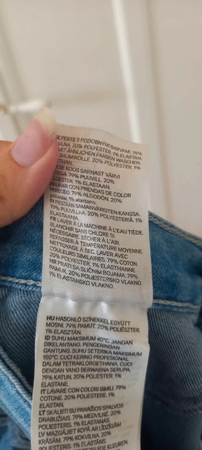 Jean skinny bleu H&M 38 - photo numéro 6