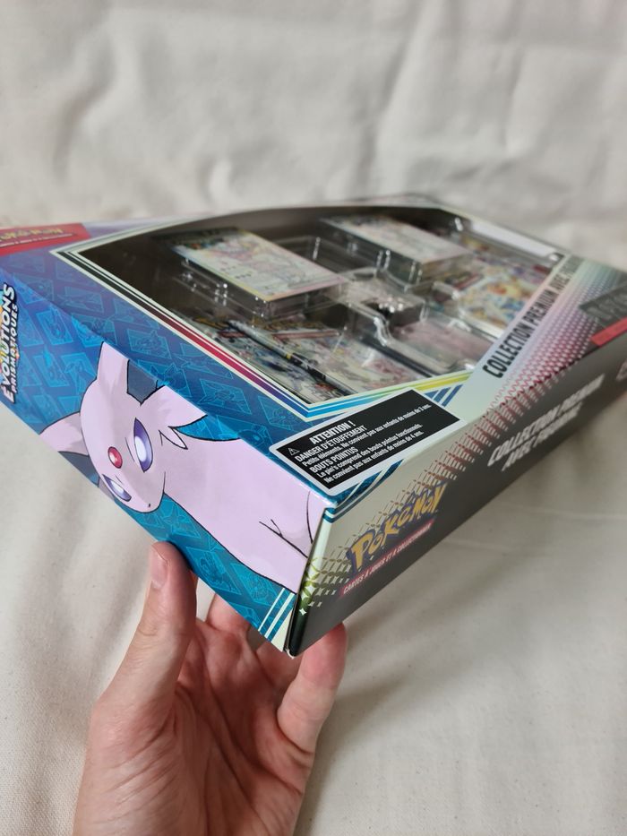 Coffret figurine Pokémon Évolution prismatique Ev8.5 - scellé - photo numéro 4